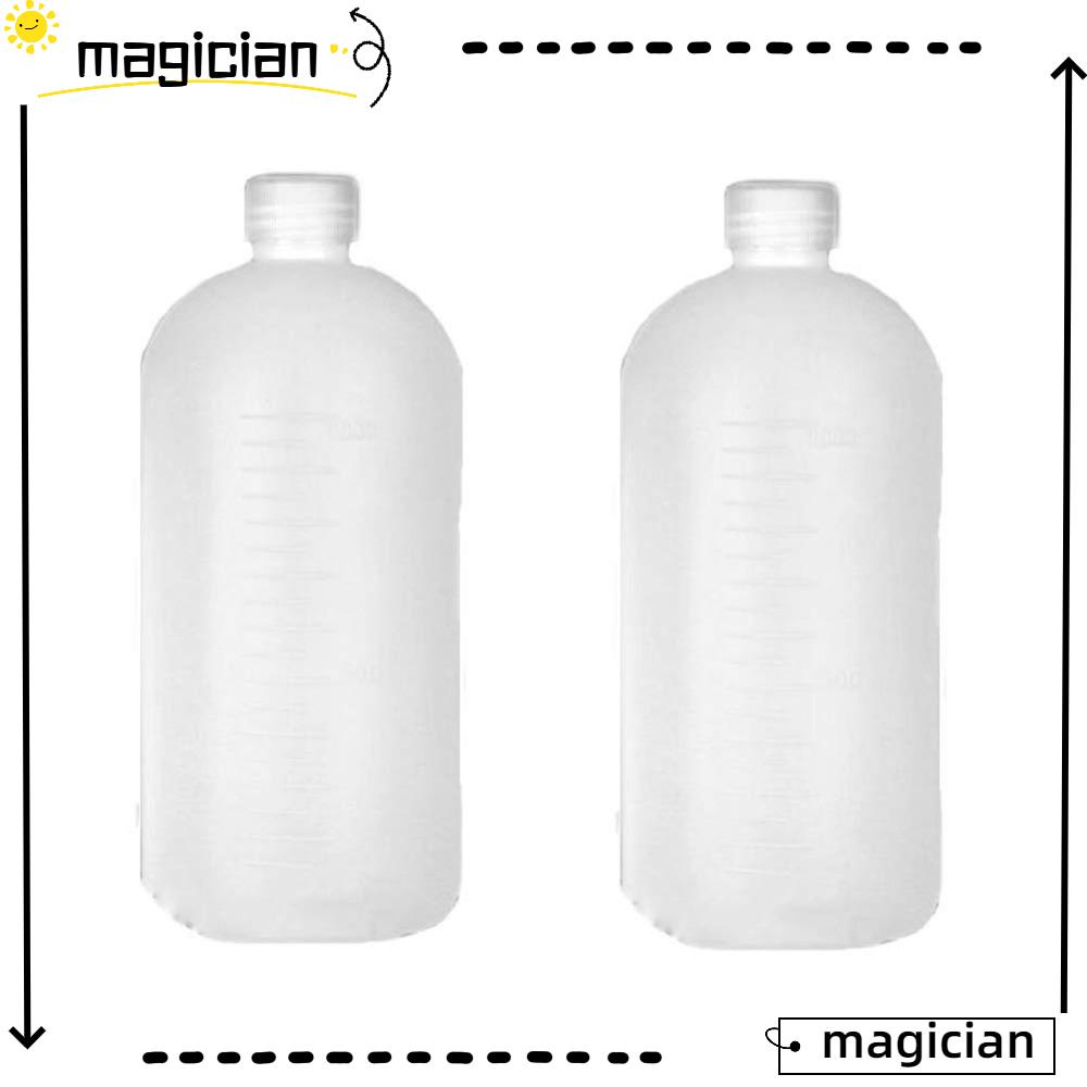 MAG 2PCS Sample Sealing Bottle, White 1000 ml Chemical Reagent Bottle ...