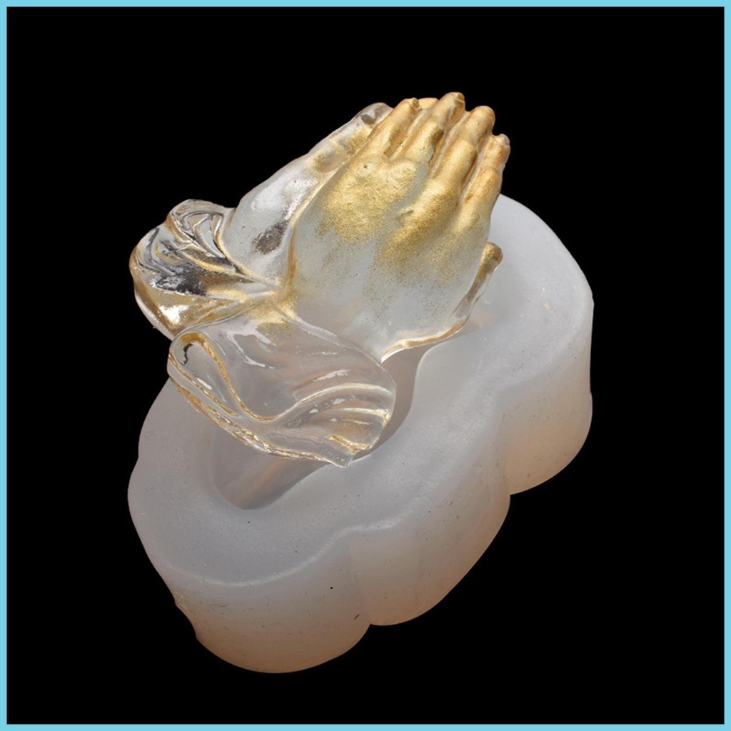 Praying Hands Silicone Mold 3D Buddha Praying Hands Mold Prayer Hand