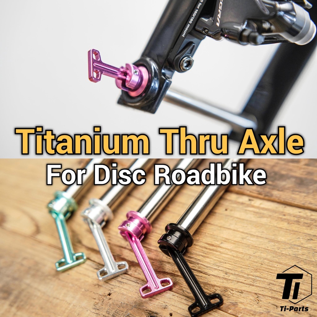 Titanium Thru Axle for Roadbike Disc Brake 12mm Super lightweight built in Hidden Quick Release Shopee Singapore