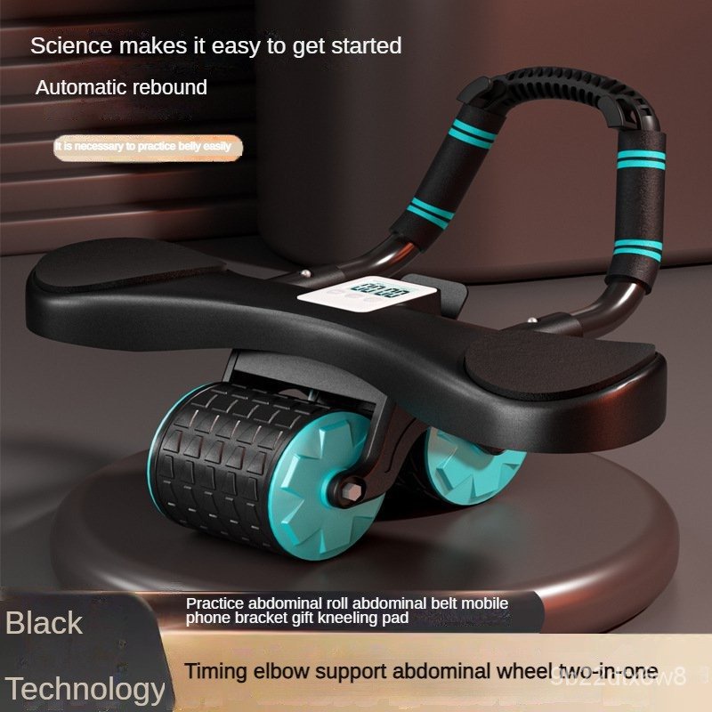 【🔥🔥Hot Sell】Abdominal Wheel Abdominal Roller with Elbow Support Rebound