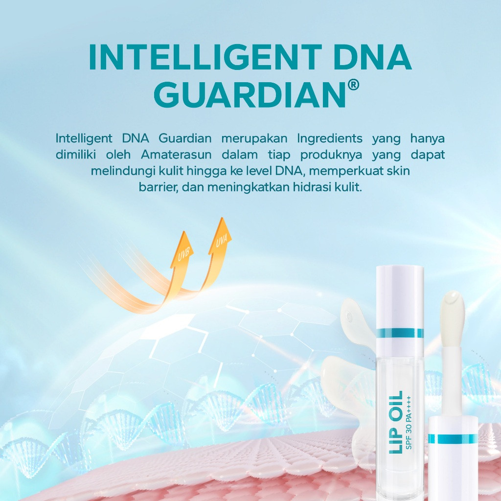 Amaterasun Lip Oil SPF 30 PA++++ / Merah Jingga Official - Gambar 4