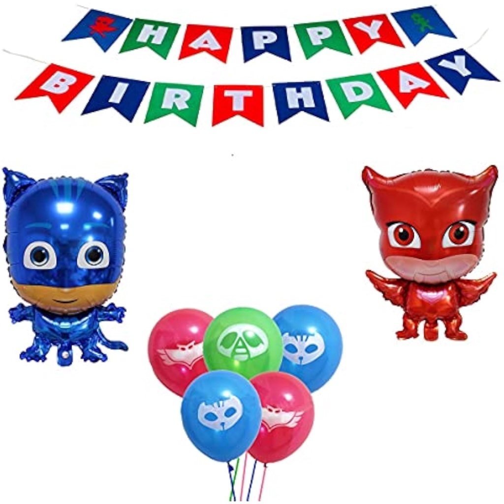 ling PJ Masks Birthday Decoration Superman Superhero Boy Cute Funny ...