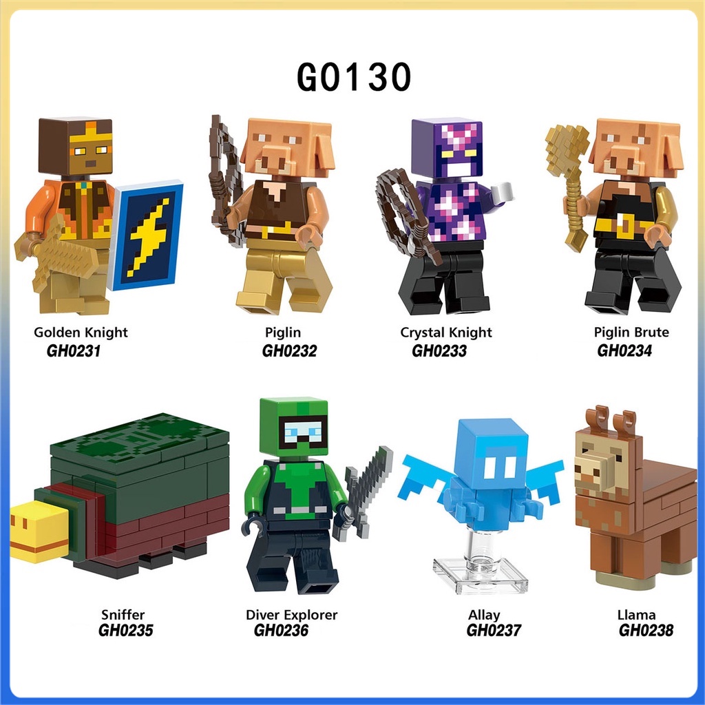 Minecraft minifigures cute series hot sale