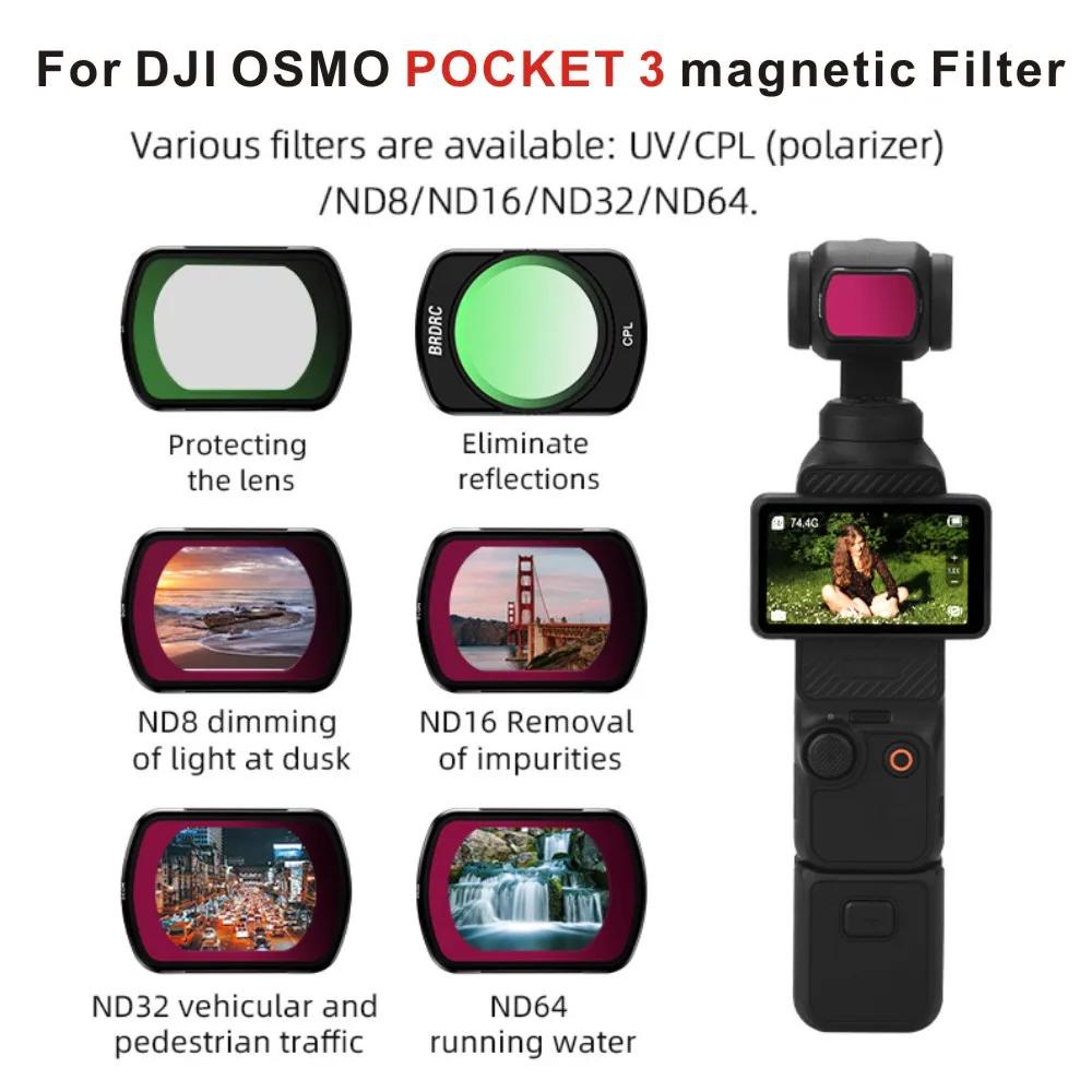 DJI Osmo Pocket 3 Light Pollution Filter, Gimbal-Safe