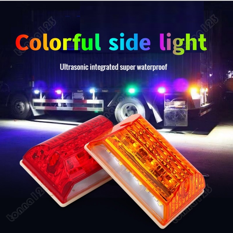 Ultrasonic LED truck side lights Truck LED 24V Marker Indicator Light