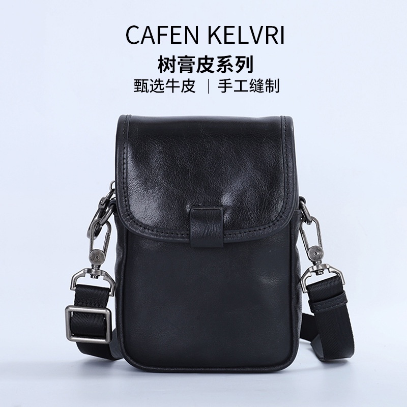 Genuine leather crossbody deals men's bag