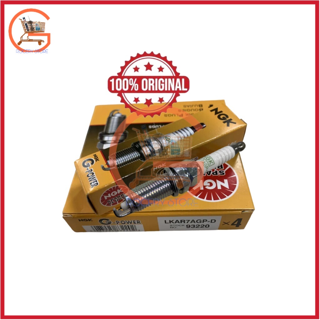 (LKAR7AGPD) NGK SPARK PLUG GPOWER PLATINUM PROTON EXORA BOLD IRIZ