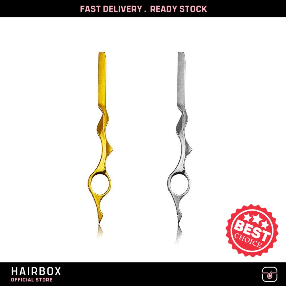 PROFESSIONAL SILVER / GOLD Stainless Steel Snake Shape Single Razor (HB ...