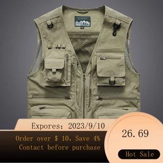 Outdoor sport fly fishing vest men breathable swimming jacket
