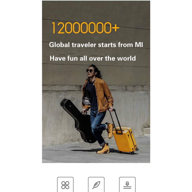 Original Xiaomi Mi Youth Version Suitcase 20-inch 25-inch 36L TSA Lock ...