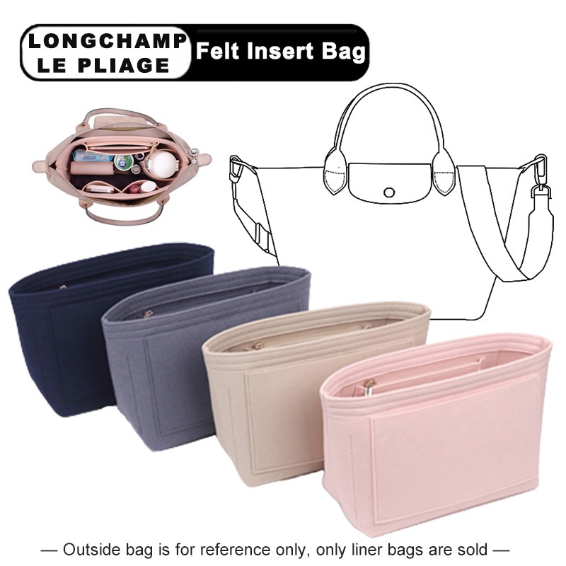 EverToner Felt Insert Organizer Bag For LONGCHAMP LE PLIAGE Crossbody ...