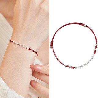 Red bracelet with on sale hand