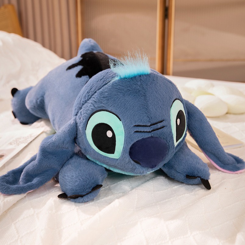 60 80 100 120cm Stuffed Toy Blue Lying Stitch Plush Toy Doll Birthday Valentine Christmas Gift Shopee Singapore