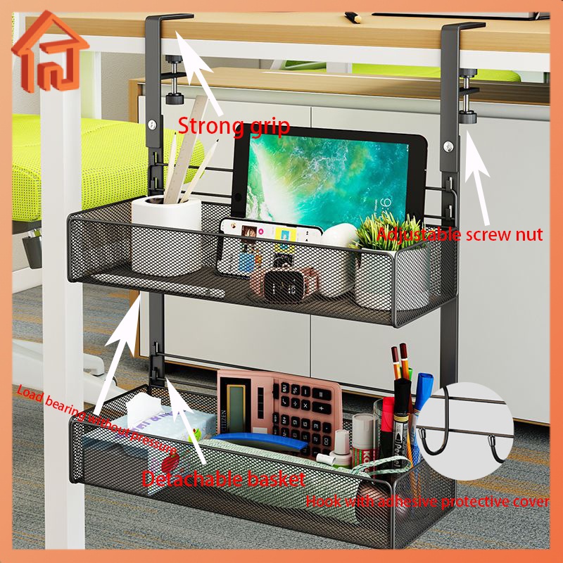 Under the desk drawer under the desk hanging shelf work desk sorting