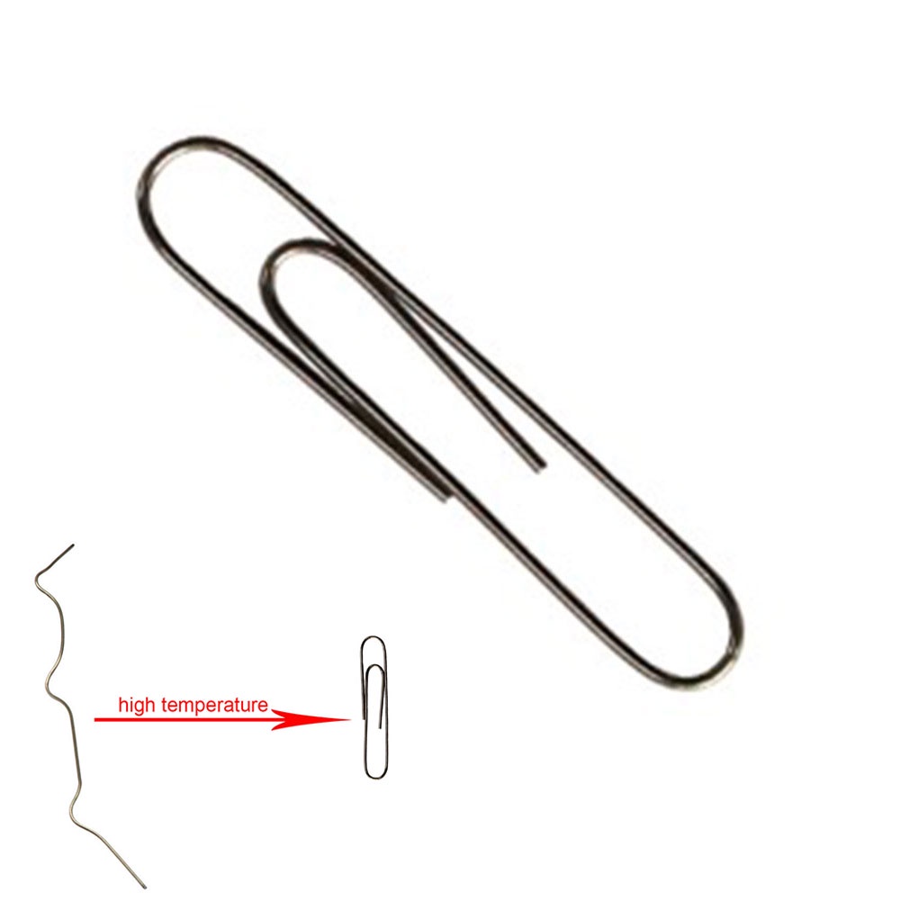 Magic Prop Paper Clip Memory Change Self Bending Illusion Nitinol