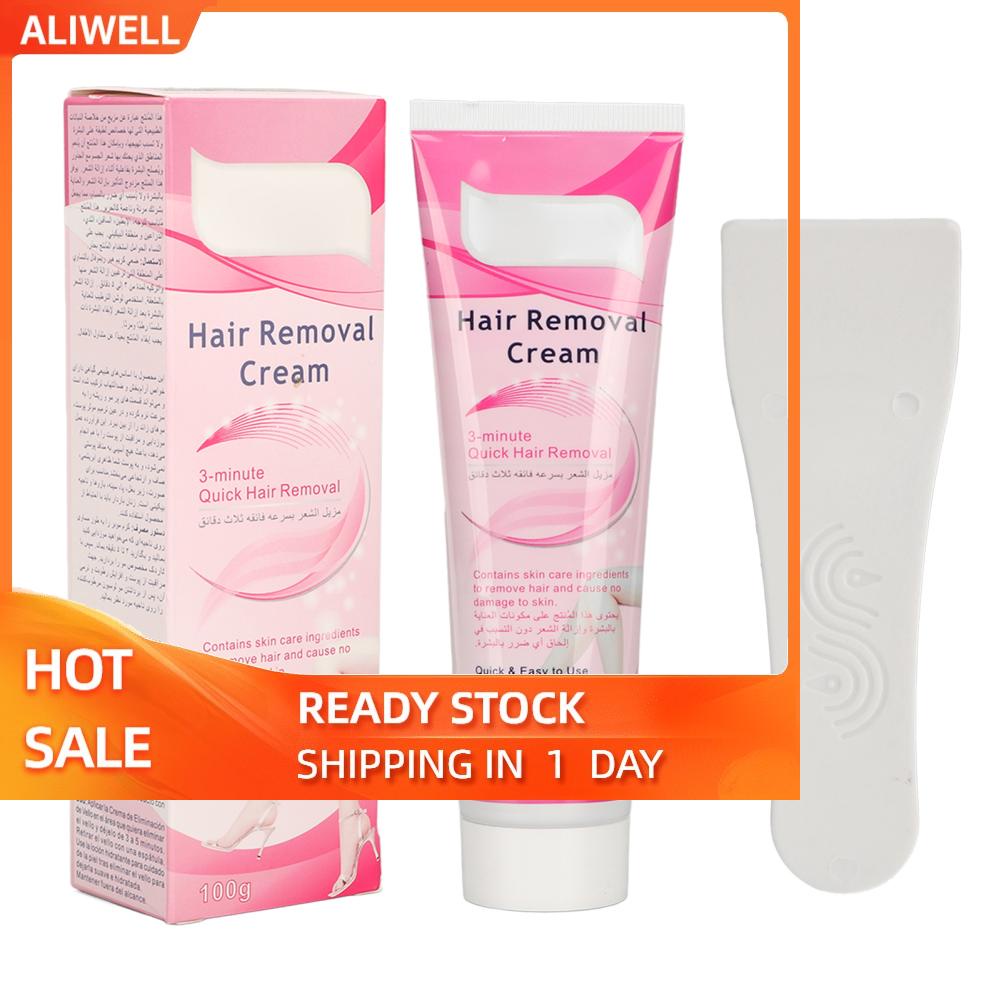 Aliwell Depilatory 3.5oz Hair Easy Operation for Armpit Limbs Shopee