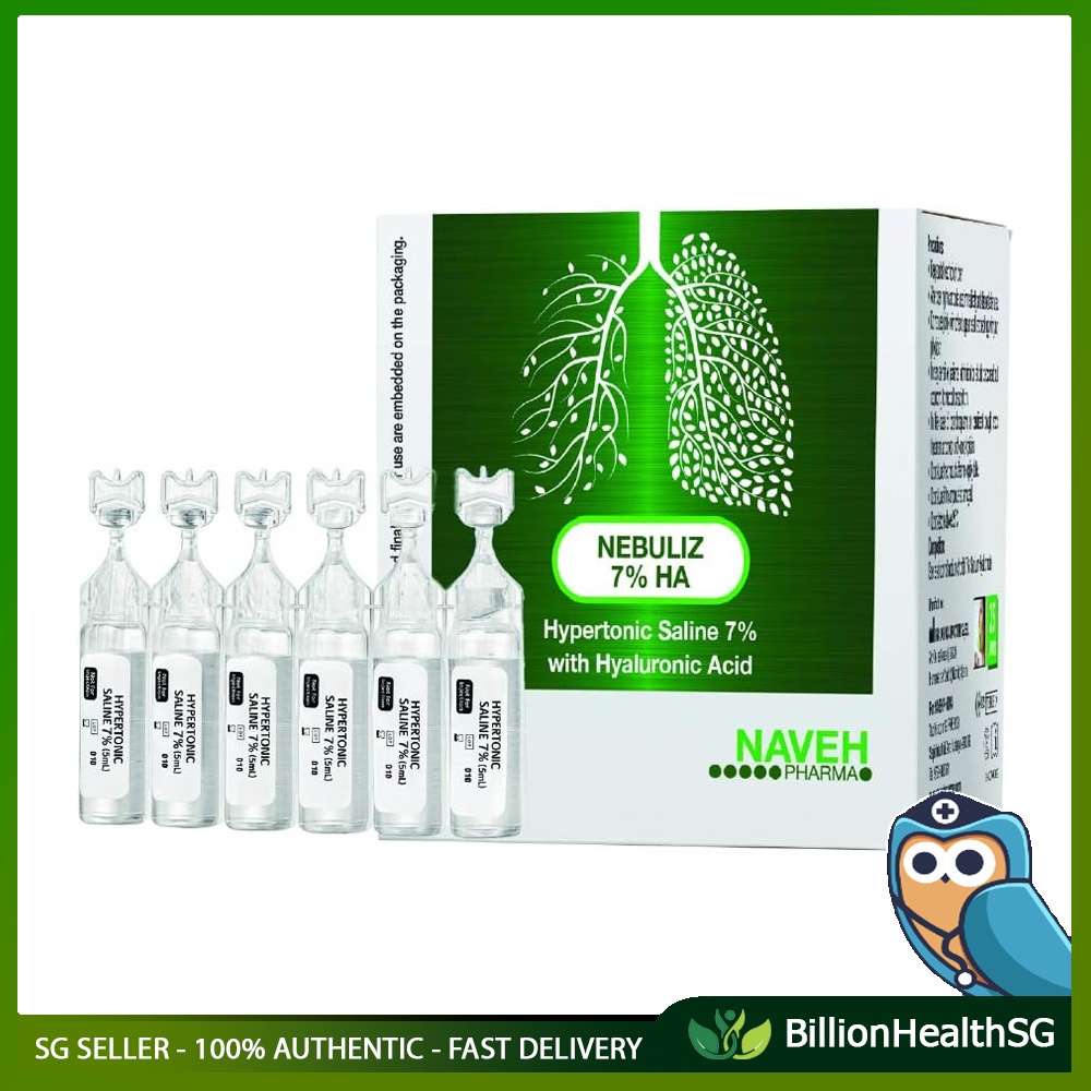 [sgstock] Nebuliz - 25 Single-Dosage (5 ml) Sterile Solution Vials of ...