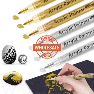 3pcs Silver Mirror Marker Pens Set Liquid Chrome Paint Markers Pen  Permanent Art Silver Mirror Chro