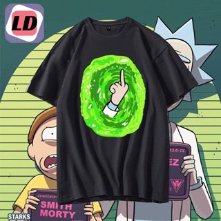 rick and morty pocket shirt middle finger