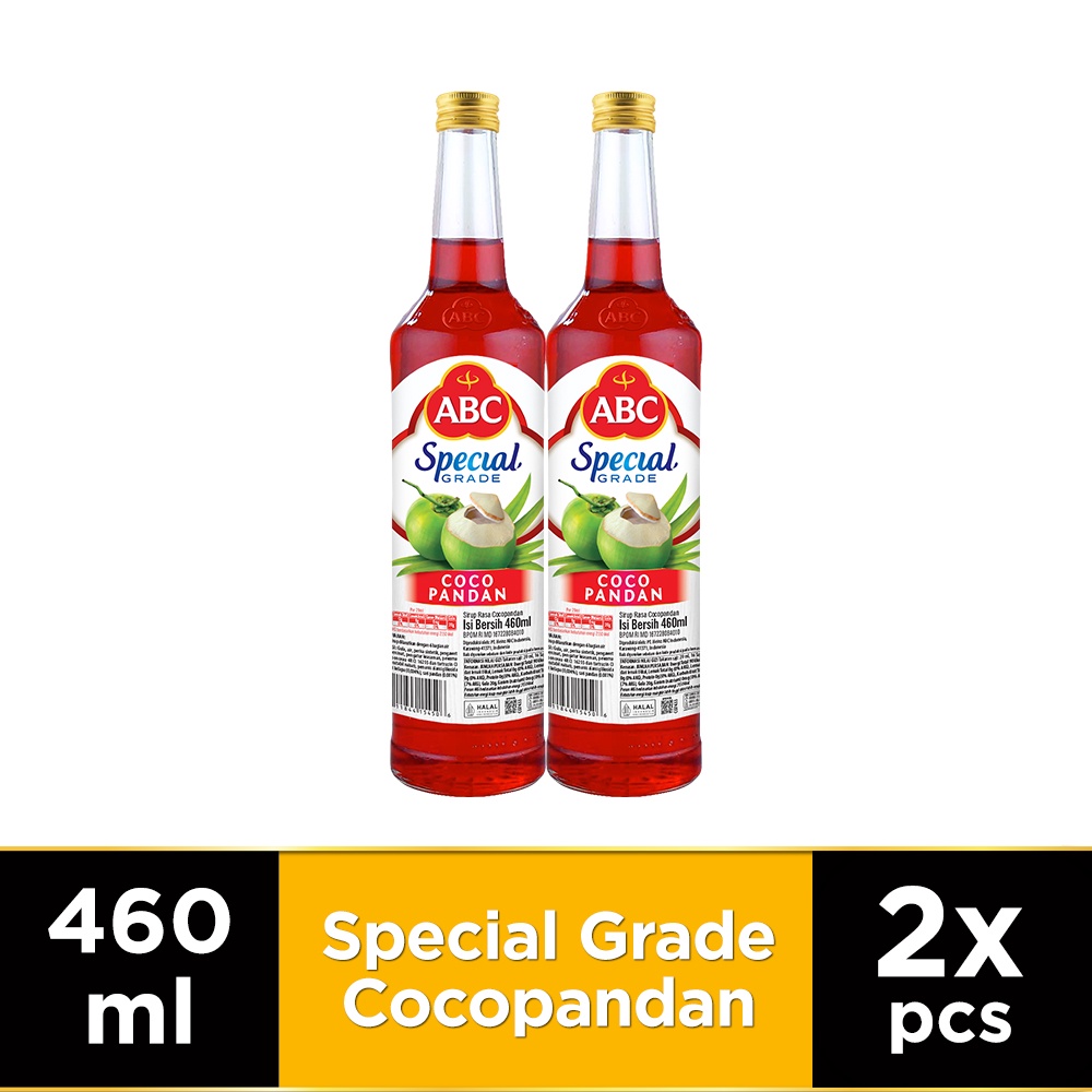 ABC Sirup Special Grade Cocopandan 460 ml - TwinPack
