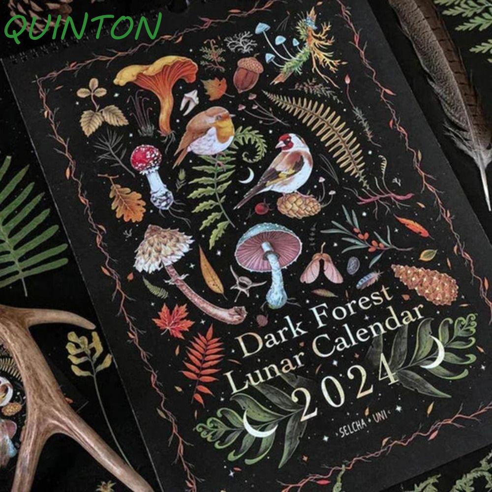 QUINTON Astrology Moon Calendar, Daily Schedule Agenda Organizer 2025