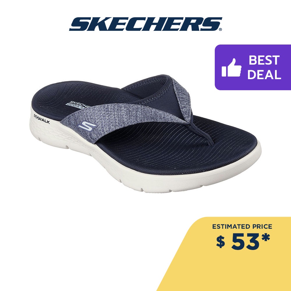 Skechers go flex clearance goga mat flip flops