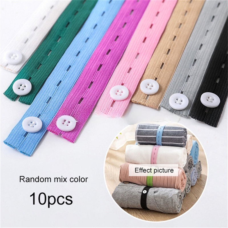 Clothes Storage Elastic Band Straps Pull Roll Belts with Buckle Travel ...