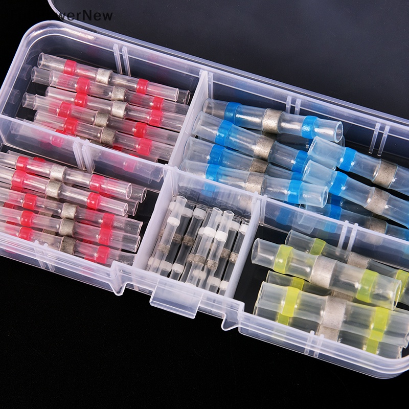 Ful 50pcs Waterproof solder sleeve heat shrink tube wire terminal