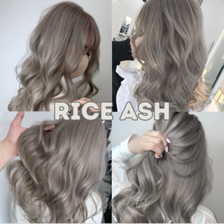 Ash Grey Hair Color + Peroxide 9%