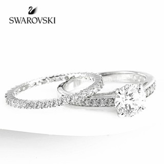 Swarovski hot sale couple rings