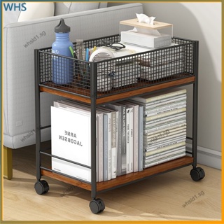 Mobile Storage Trolley Kitchen Bathroom Bedroom Snack Rack with Wheels  Organizer