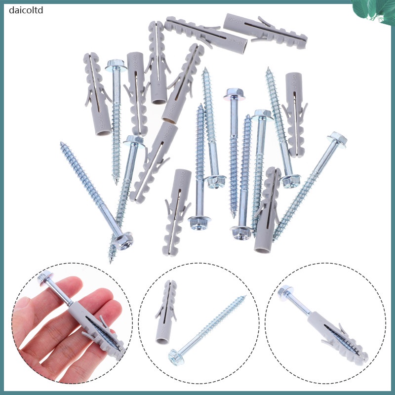 daicoltd 10 Sets Expansion Anchors for Tv Television Drywall Mounting