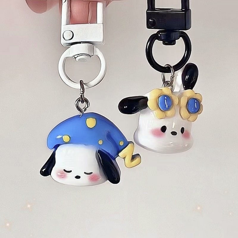 Matching dog and sales owner keychain