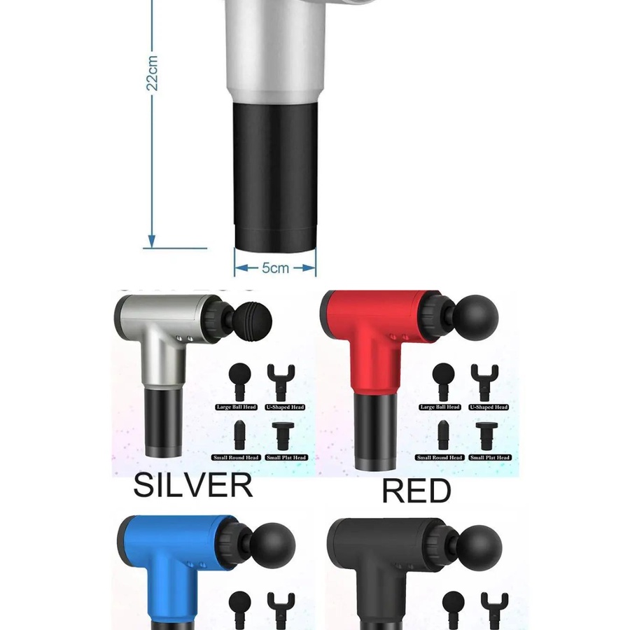 Massage Gun Muscle Relaxation Massager Vibration Fascial Gun Fitness ...
