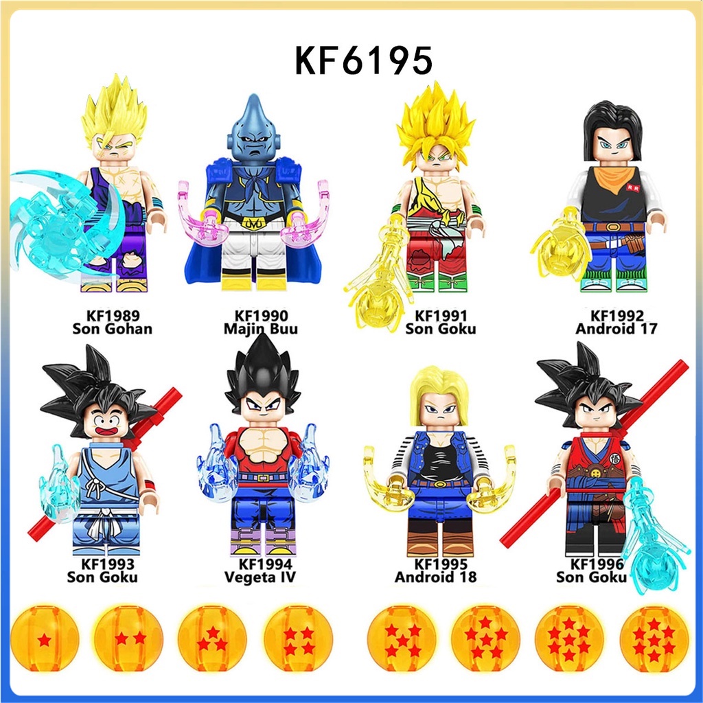 Model toys Seven Dragon Ball Sun Wukong Model Assembly Building Block ...