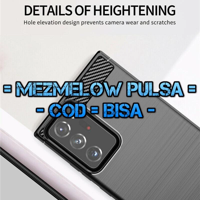 Softcase Soft Case TPU Fiber Carbon Casing Silicone Caseng SAMSUNG NOTE 20 / SAMSUNG NOTE 20 ULTRA - Gambar 2