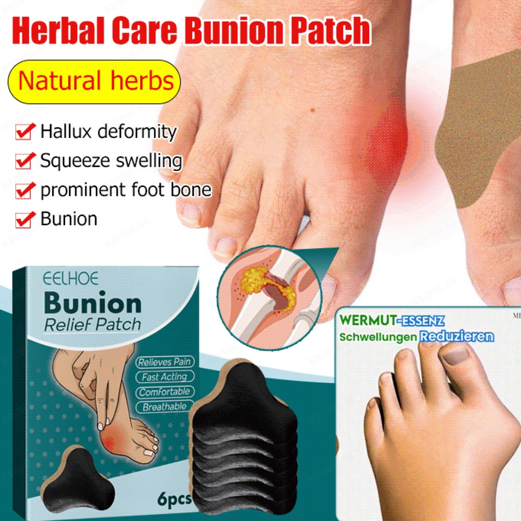 Foot Swelling Relief Patch Herbal Remedy for Edema and Inflammation