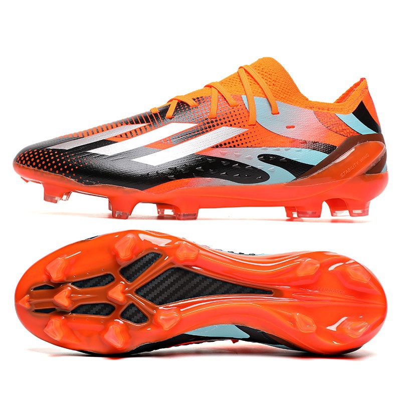Leather boots field Messi X SPEEDPORTAL.1 FG 2022 World Cup football