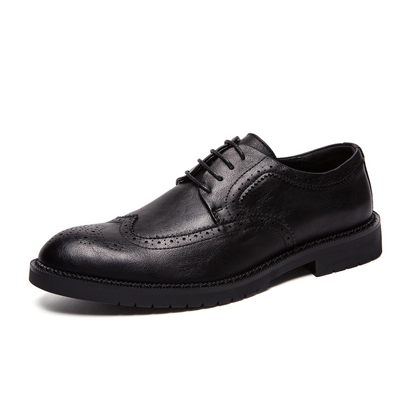 Mens sales black brogues