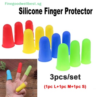 Silicone Finger Protectors,20 Pcs Finger Protector Hot Glue Tool Finger  Caps Silicone Finger Guards,Non