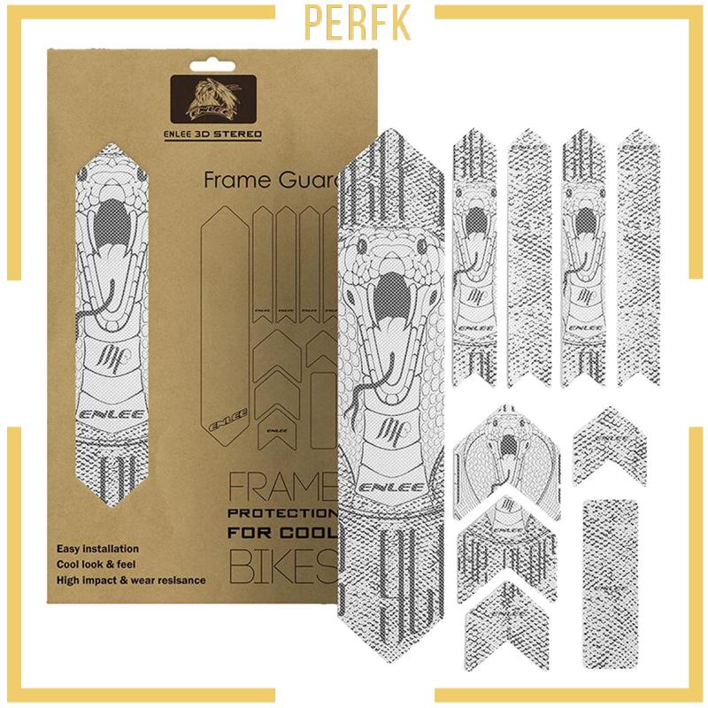 [Perfk] Premium Bike Frame Guard Protector, High Impact Chain/Forks