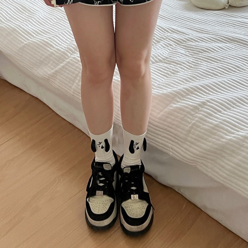 JK Girls Cartoon Socks Instagram Trendy and Versatile Three Dimensional ...