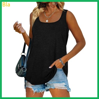 Basic Crew Neck Tank Top, Casual Solid Color Fashion Sleeveless Loose Beach  Summer Tank Top, Women's Clothing