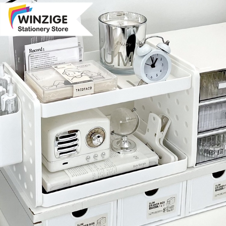 Winzige Desk Rack with Peg Hole Board Stationery Desktop Storage Multi ...