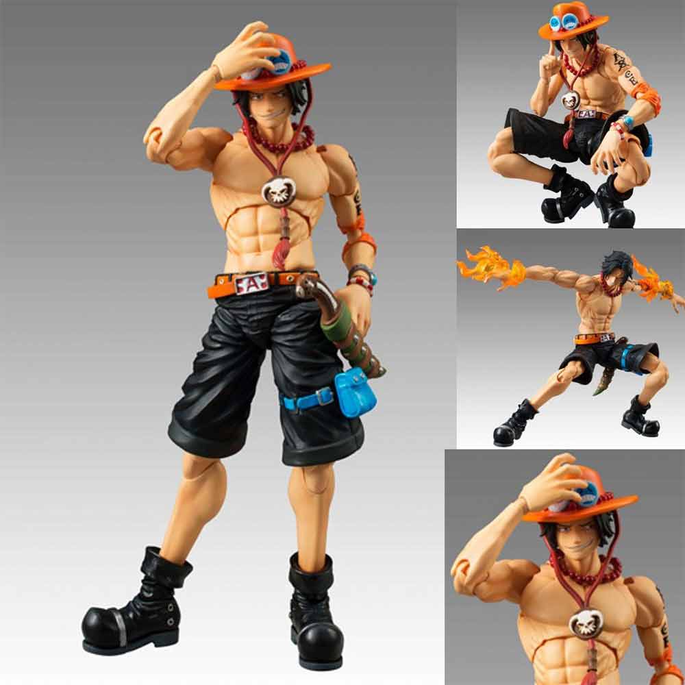 One Piece Figma Luffy Ace VAH OnePiece Action Figure Brother Monkey D