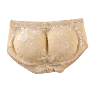 LANFEI Women Middle Waist Lace Panty Butt Lifter Control Panties Padded  Shapewear Tummy Control Body Shaper
