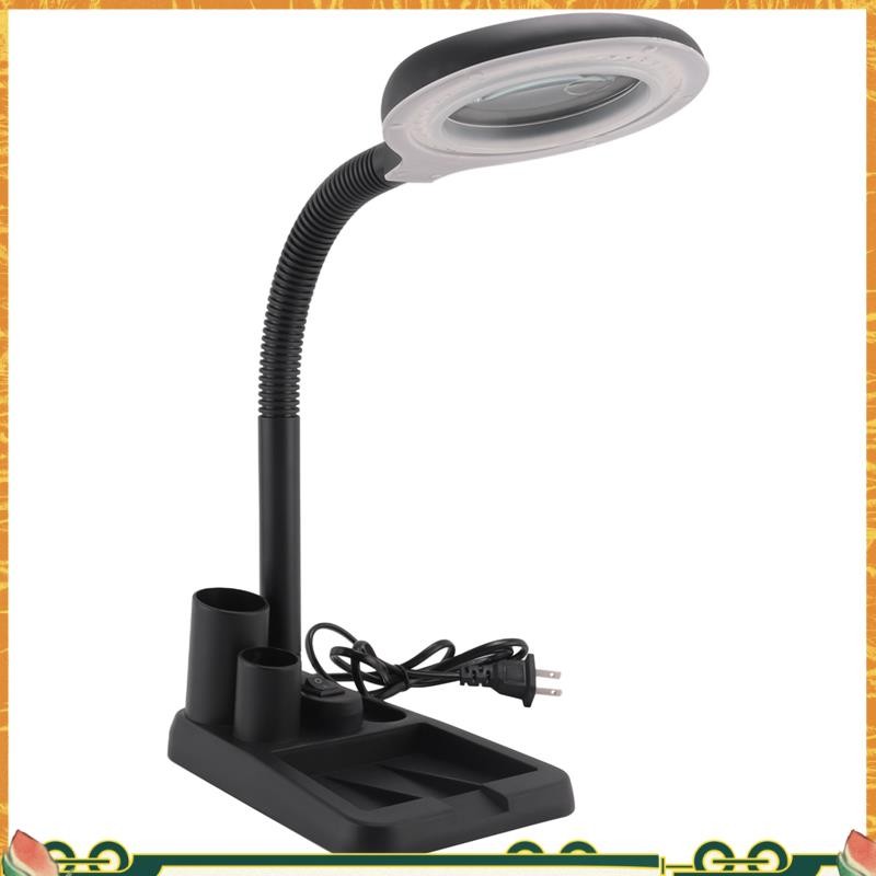 LED Magnifying Lamp 5X 10X Magnifier with Light Table and Desk Lamp ...