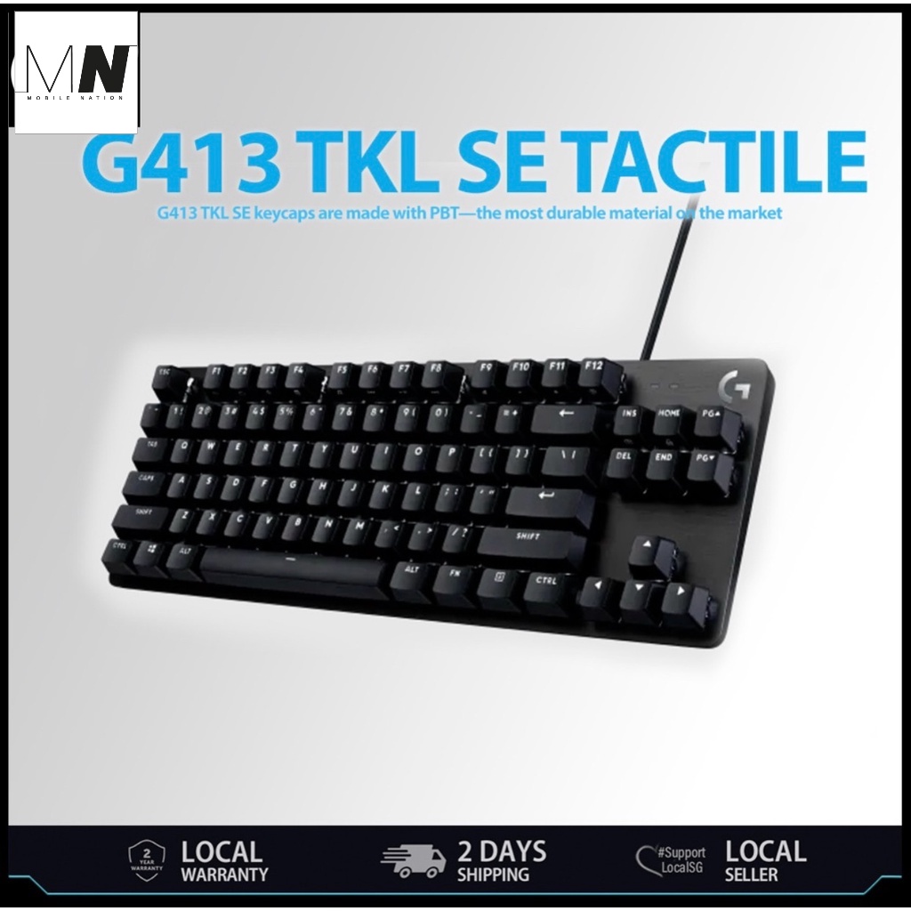 Logitech G413 TKL SE keyboard: Compact gaming grade performance
