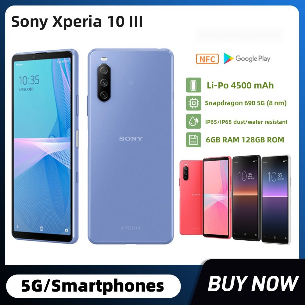  Sony Xperia 10 V XQ-DC72 5G Dual 128GB ROM 8GB RAM