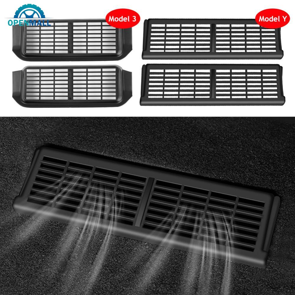 OPENMALL 2Pcs Car Under Seat Air Vent Cover Center Console Rear